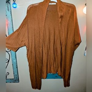 Old Navy Rust Brown Knit Cardigan